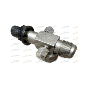 CS142 - SHUT OFF VALVE RECIEVER WITH 1/4 FL ON SIDE